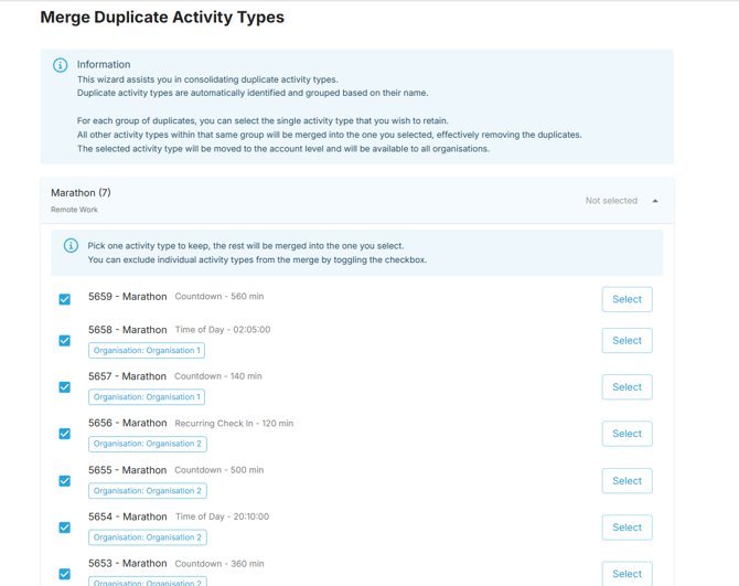 Duplicates