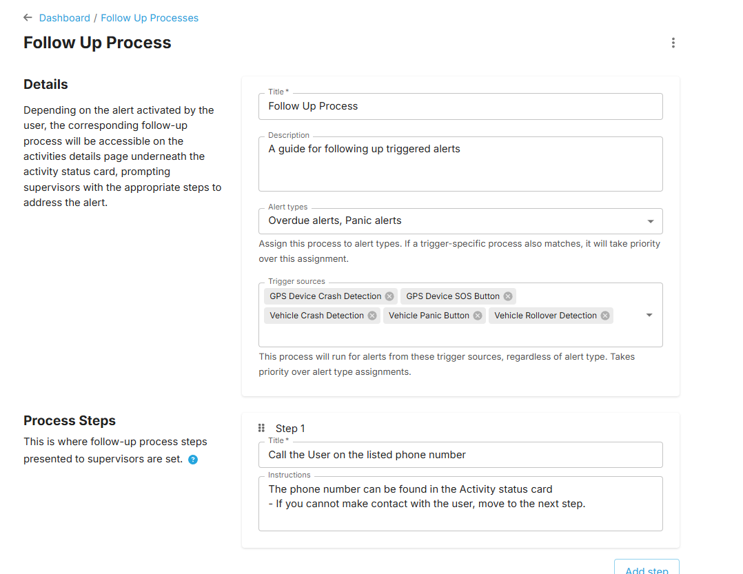Follow-Up Process