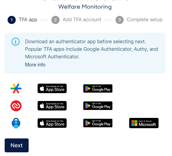 How do I setup two-factor authentication?